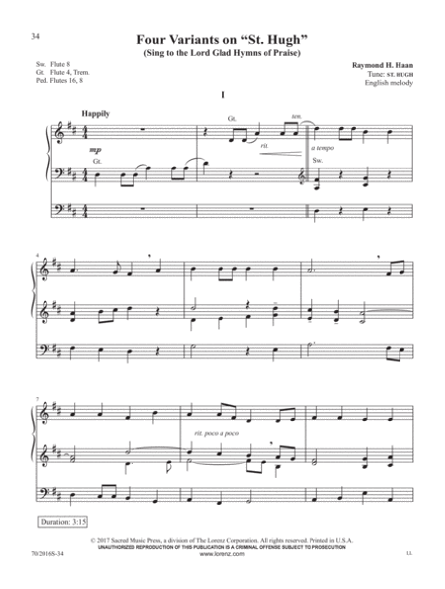 Preludes and Meditations Preludes and Meditations Organ Solo scores gallery preview page 16