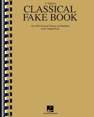 Book cover for Classical Fake Book – 2nd Edition