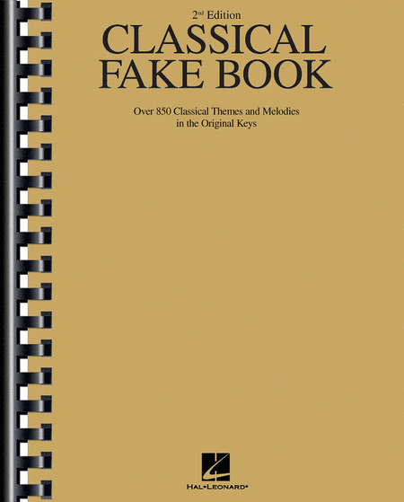 Classical Fake Book – 2nd Edition by Various Acoustic Guitar - Sheet Music