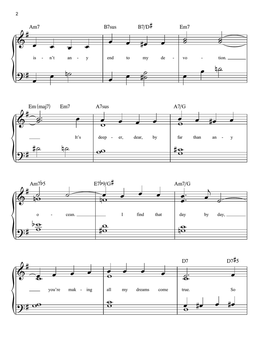 Day By Day Day By Day Easy Piano scores gallery preview page 2