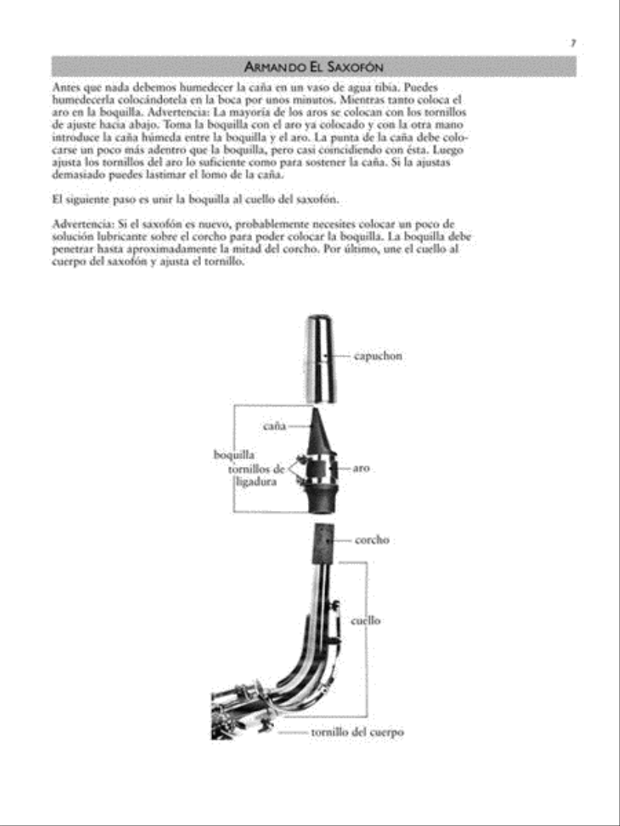 Primer Nivel: Aprende Saxofon Facilmente Alto Saxophone scores gallery preview page 7