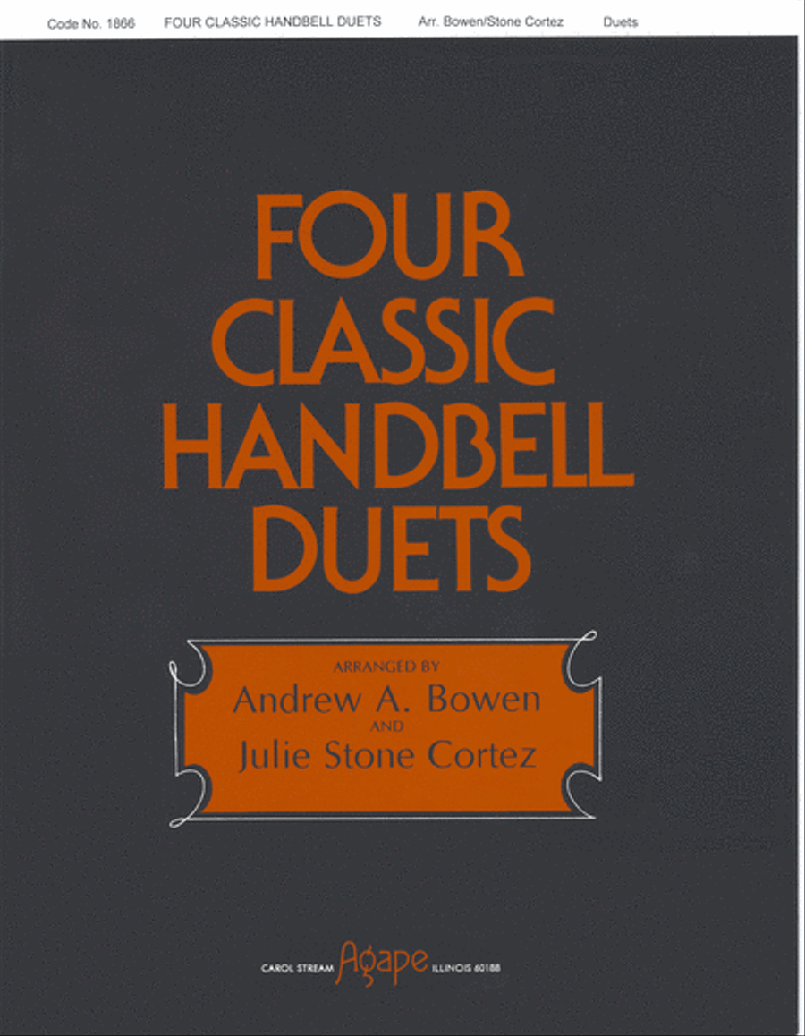 Four Classic Handbell Duets Percussion scores gallery preview page 1