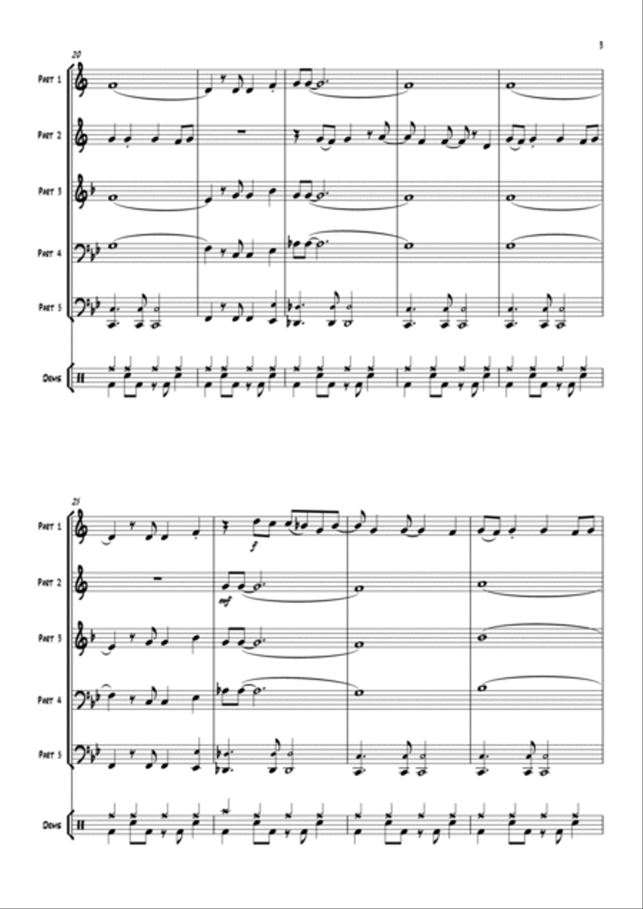 Happy Happy Euphonium scores gallery preview page 5