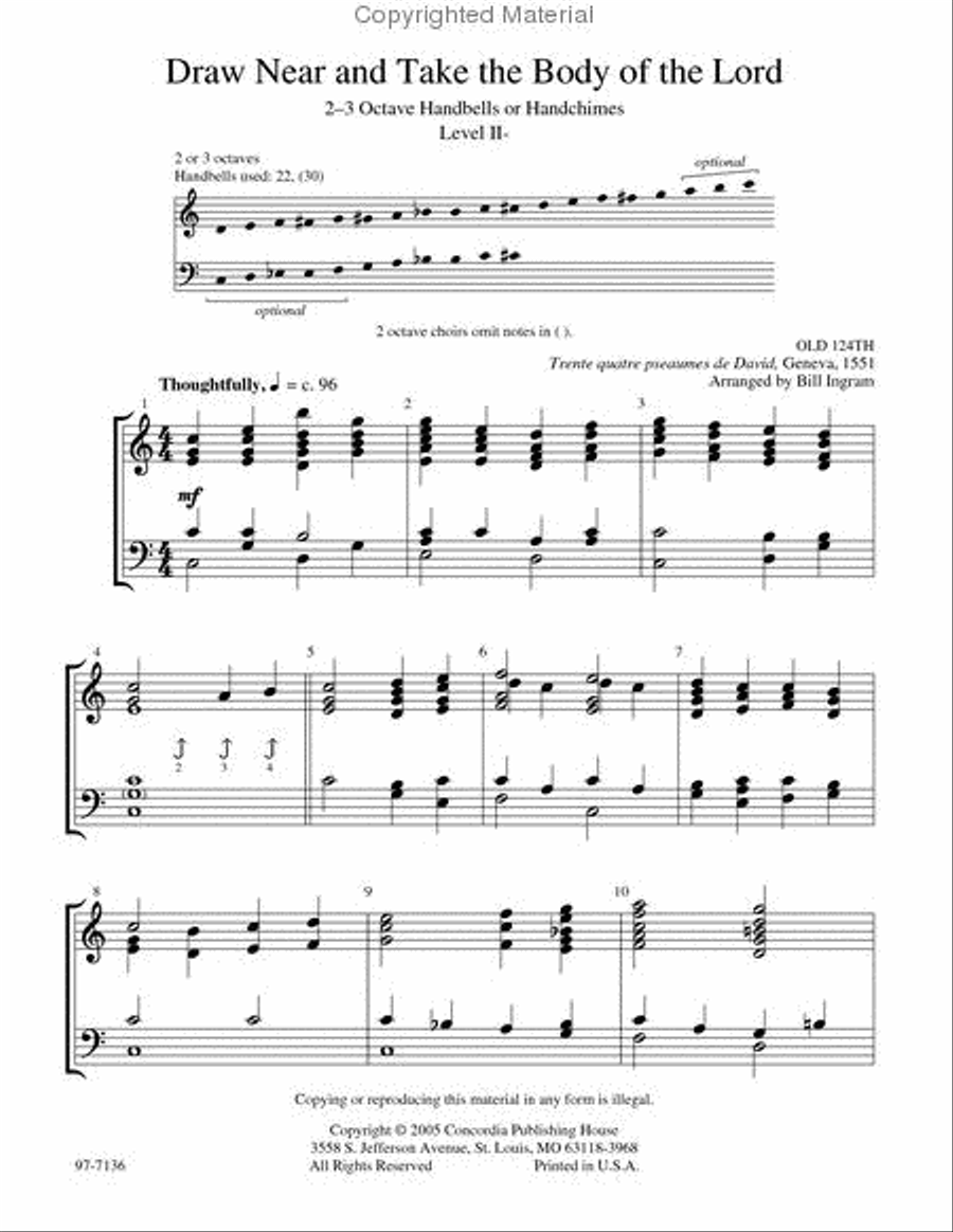 Communion Hymns for Handbells