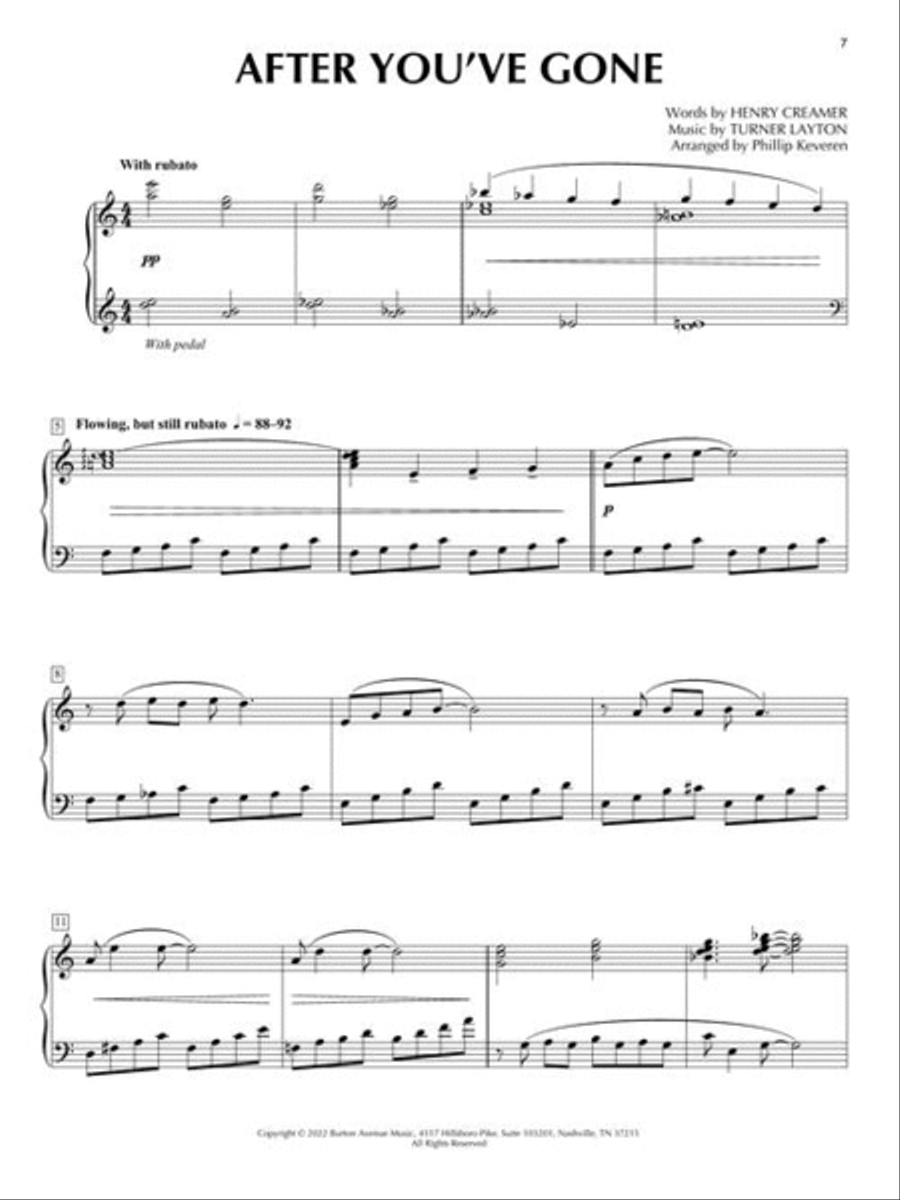 Piano Standards Piano Solo scores gallery preview page 6