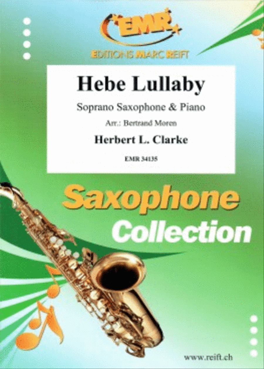 Hebe Lullaby Soprano Saxophone scores gallery preview page 1