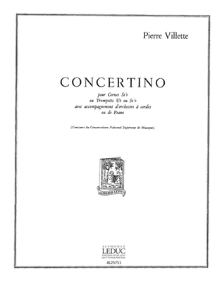 Concertino Op.43 (trumpet & Piano)