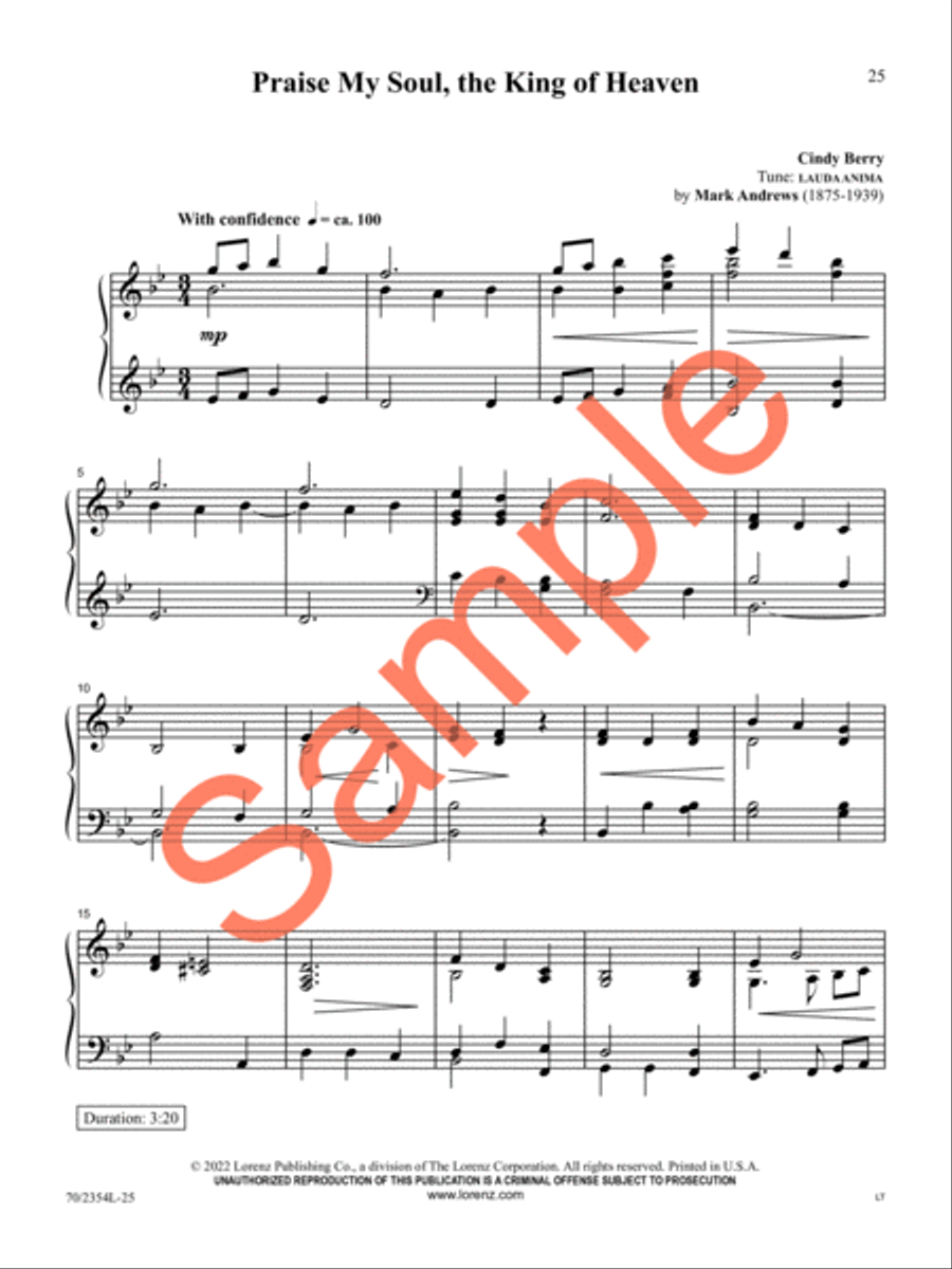 In Joyful Song In Joyful Song Piano Solo scores gallery preview page 20