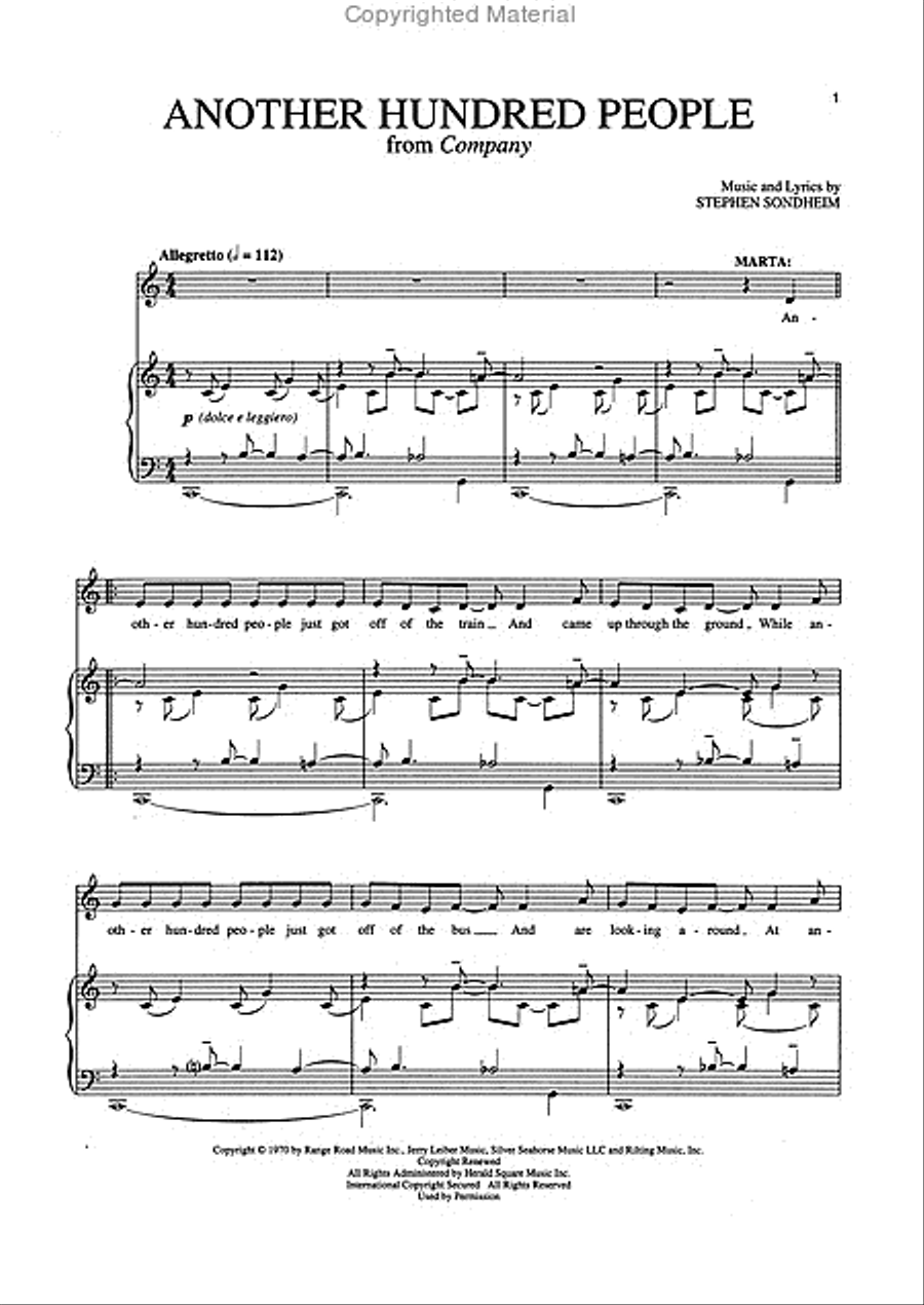 Stephen Sondheim - 25 Selected Favorites