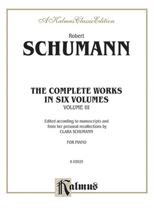 Book cover for Complete Works, Volume 3