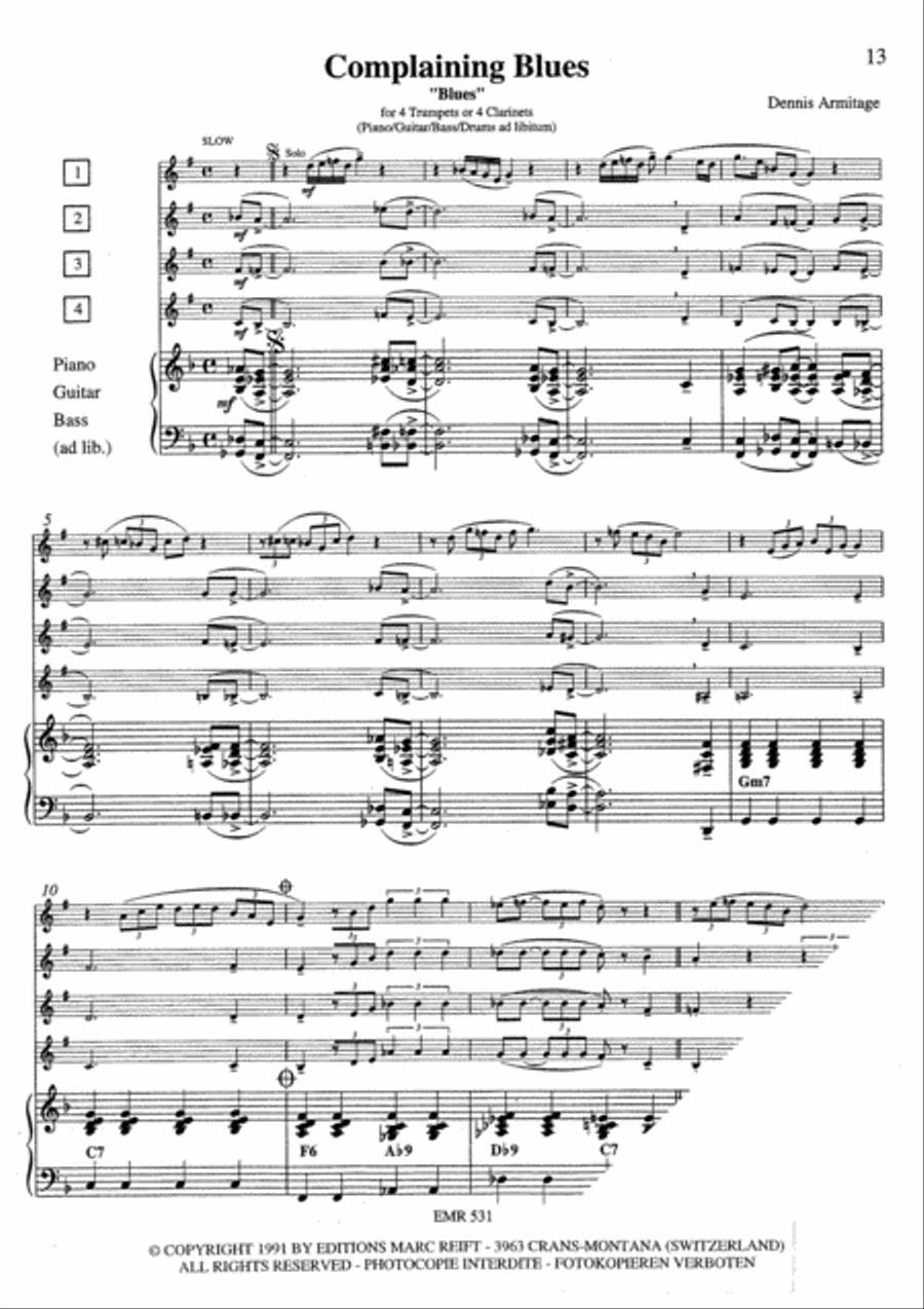 5 Jazzinations Trumpet scores gallery preview page 5