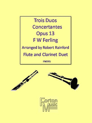 Book cover for Trois Duos Concertantes Op 13