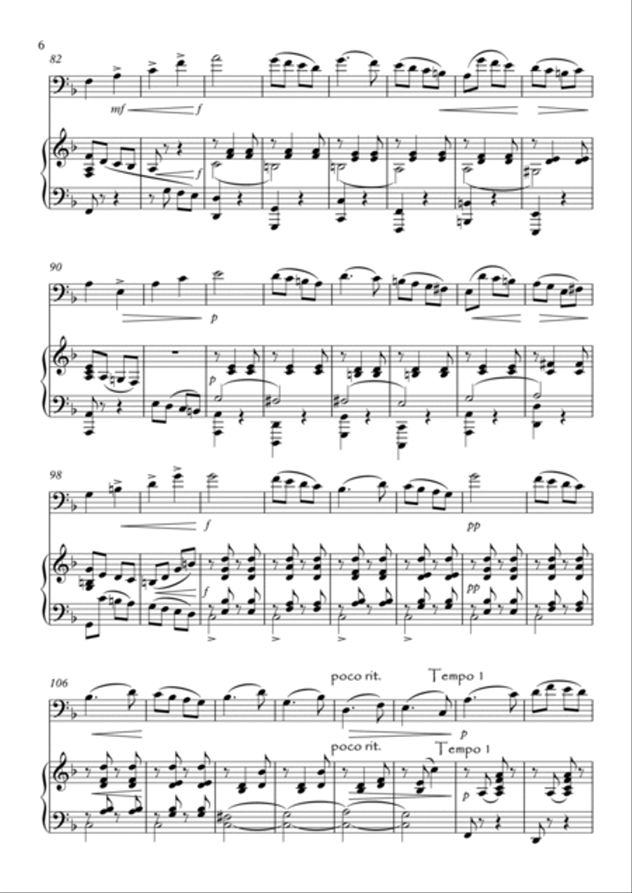 Four Short Pieces Bassoon scores gallery preview page 6