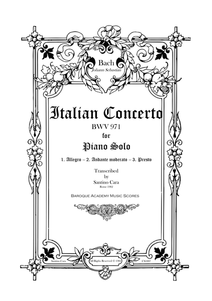 Bach - Italian Concerto in F major BWV 971 - Piano Version image number null