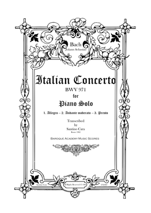 Bach - Italian Concerto in F major BWV 971 - Piano Version