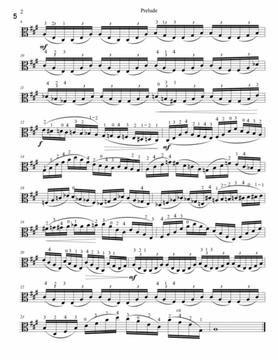 The Lost Position: Adventures in Half Position for Viola Solo, Book 2: Six Advanced-Level Pieces image number null