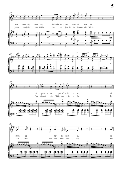 Schubert-Il modo di prender moglie,Op.83 No.3 in G for Vocal and Piano