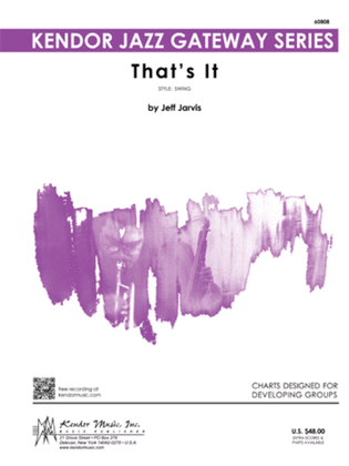 Book cover for That's It