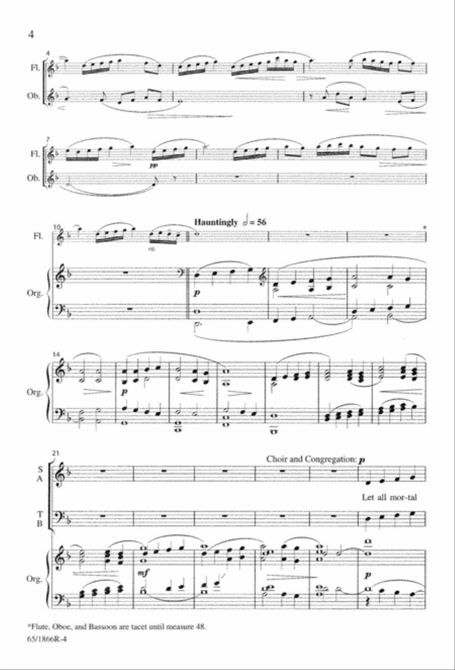 How Sweet the Sound 4-Part scores gallery preview page 6
