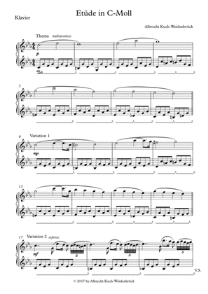 Etüde in C-Moll - Piano Solo