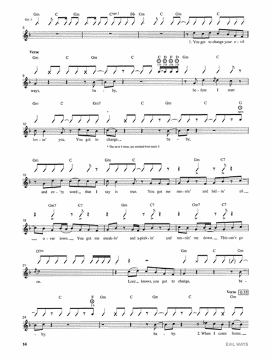 Best of Carlos Santana – Signature Licks – 2nd Edition Electric Guitar scores gallery preview page 4