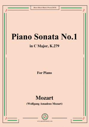 Book cover for Mozart-Piano Sonata No.1 in C Major,K.279