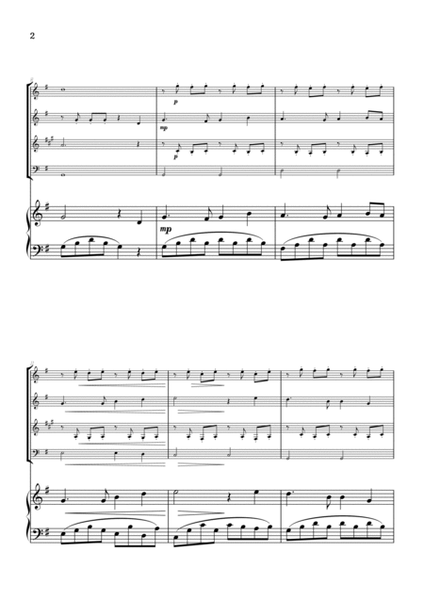 Auld Lang Syne • New Year's Anthem | Woodwind Quartet & Piano Accompaniment sheet music image number null