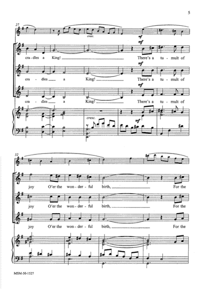 There's a Song in the Air (Downloadable Choral Score)