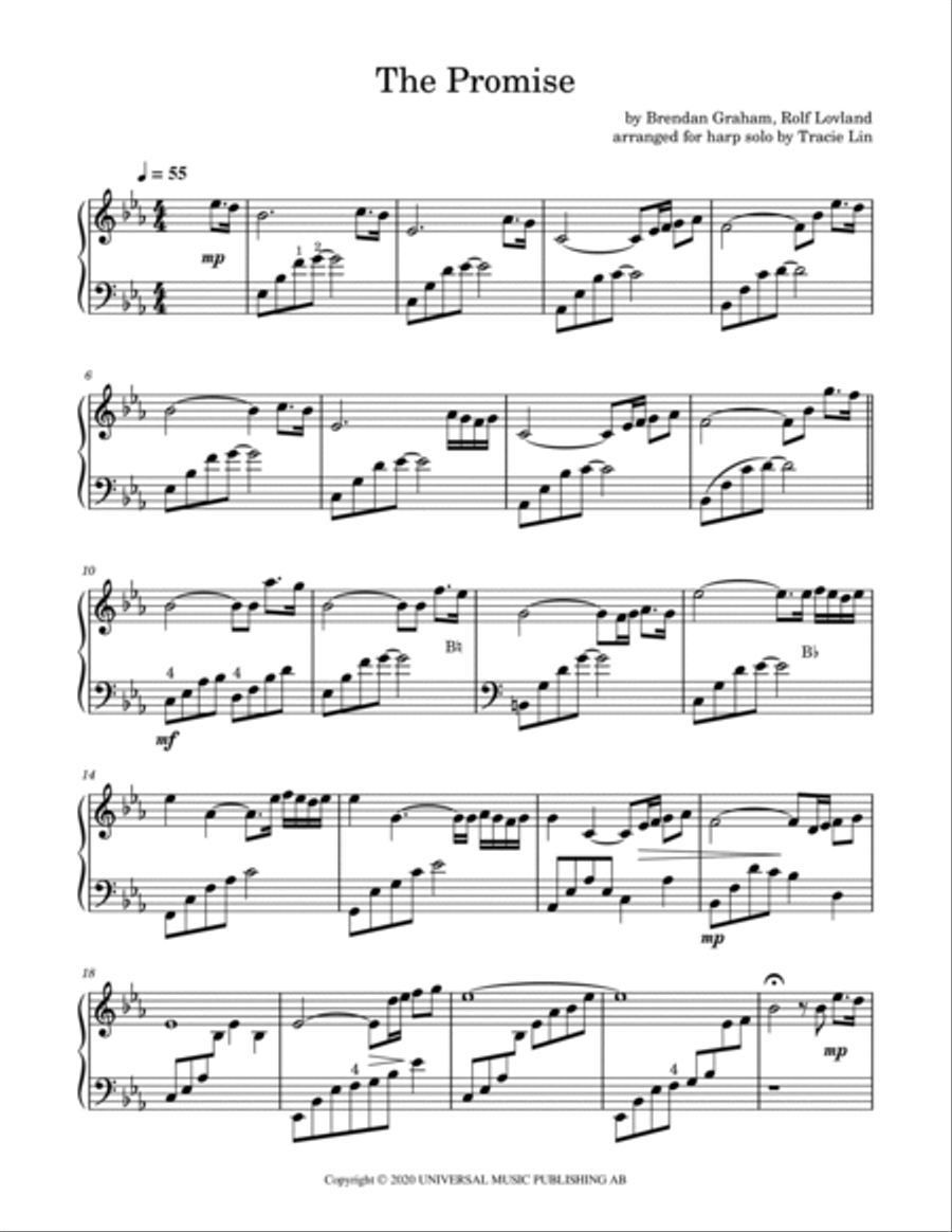 The Promise Harp scores gallery preview page 2