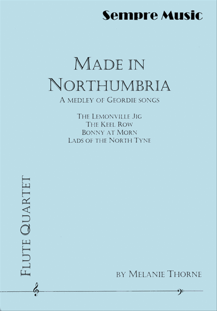 Made in Northumbria Flute Quartet scores gallery preview page 1