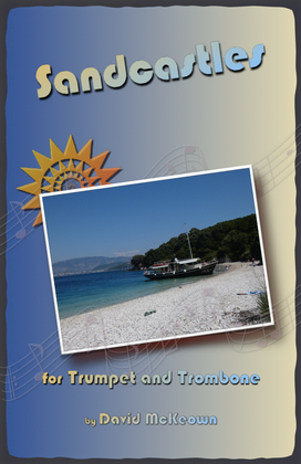 Book cover for Sandcastles for Trumpet and Trombone Duet