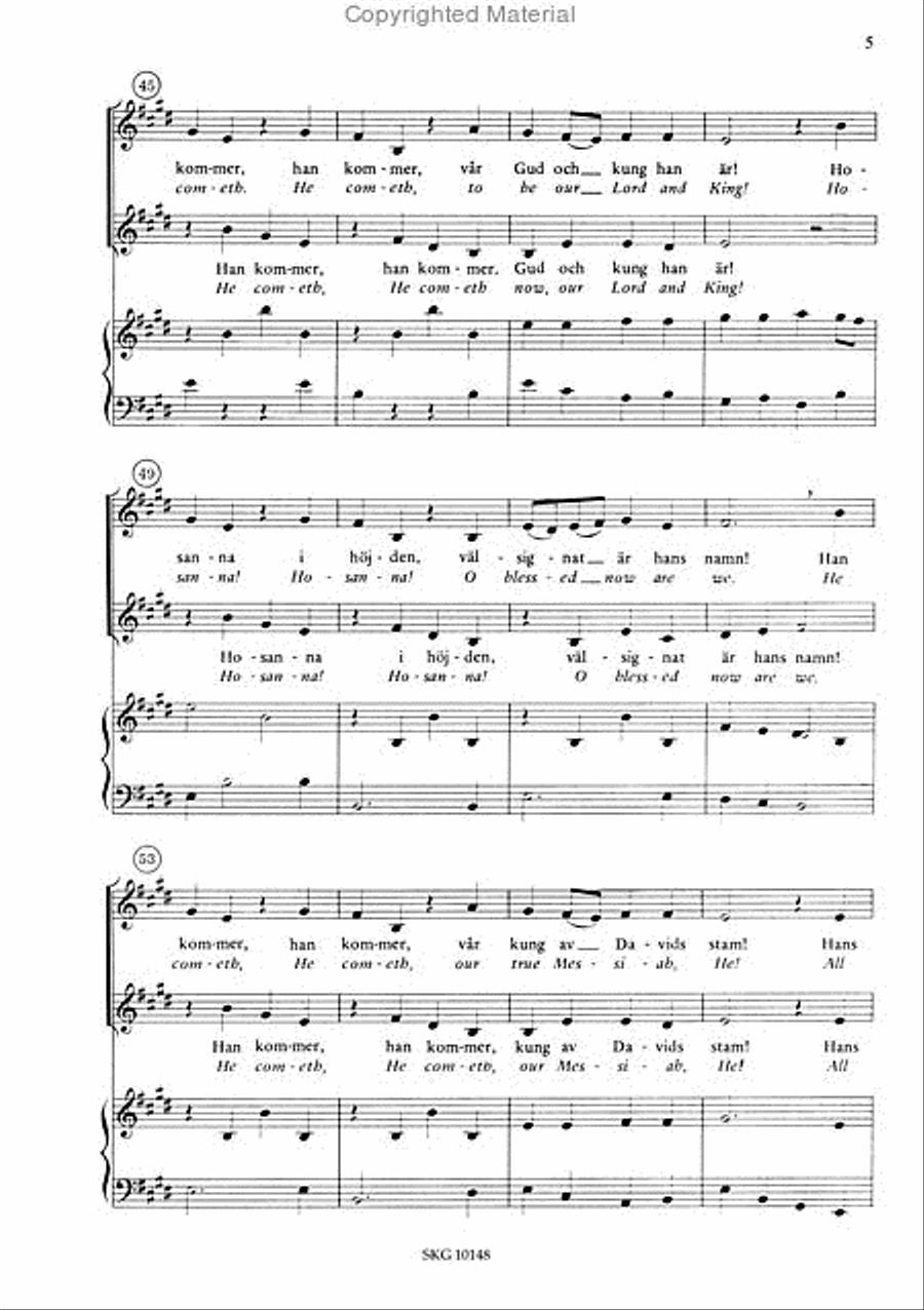 Hosanna SA scores gallery preview page 3
