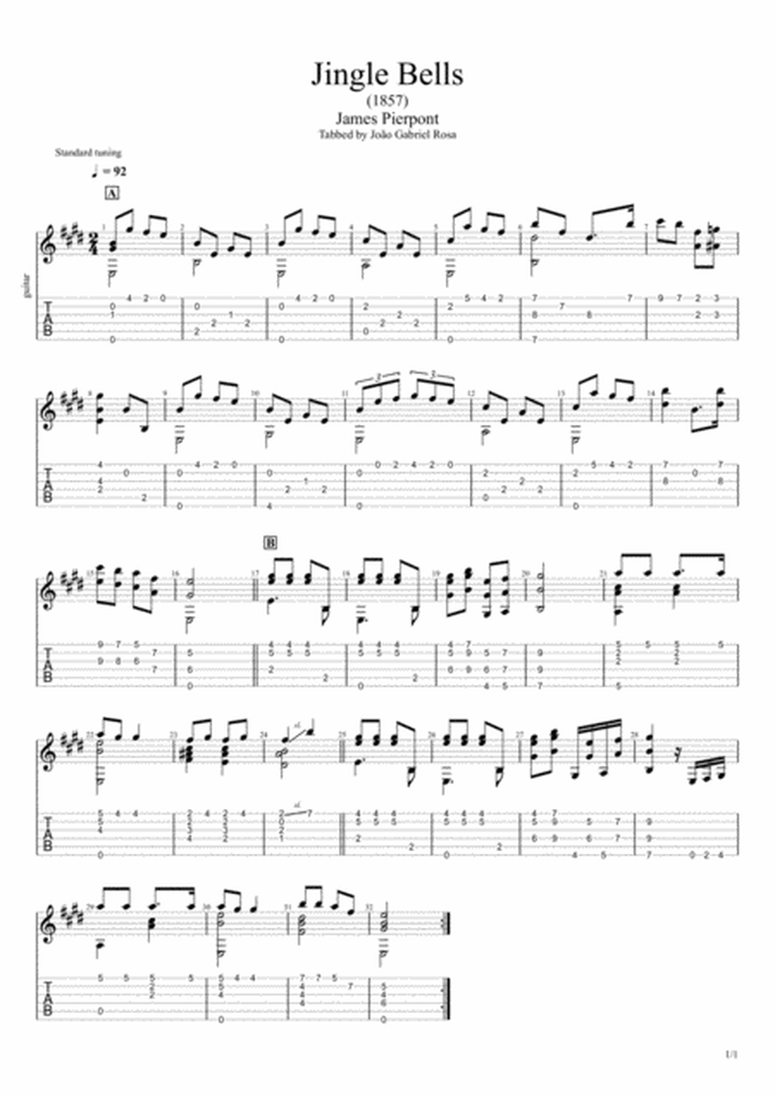 Jingle Bells (Guitar Solo) image number null
