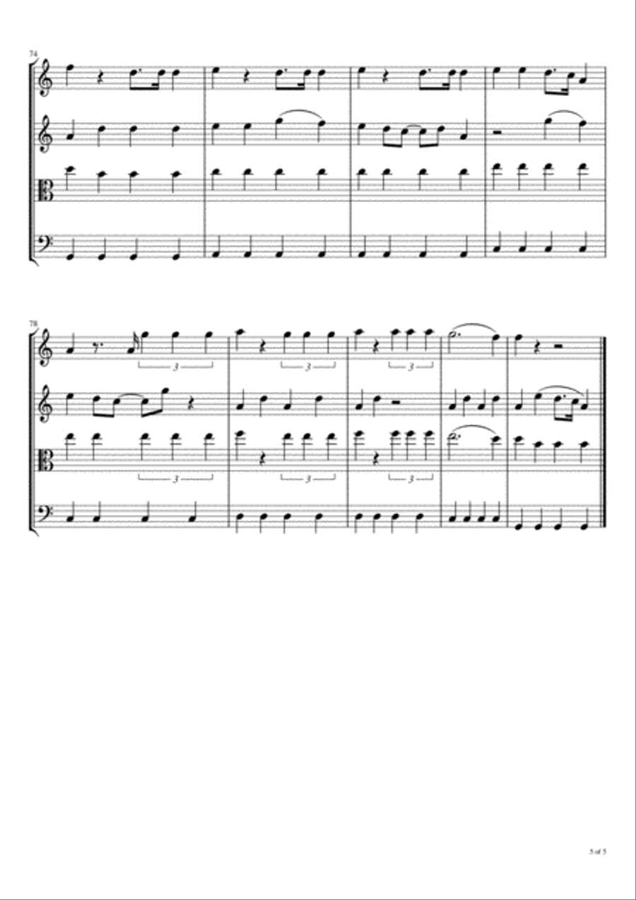 Miracle Pill String Quartet scores gallery preview page 6