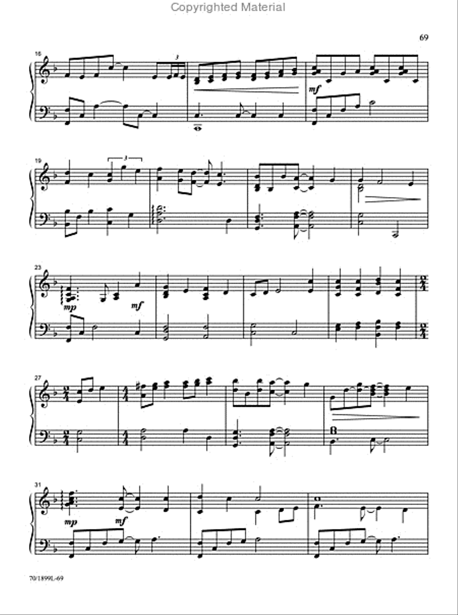 Carols A to Z Piano Solo scores gallery preview page 5