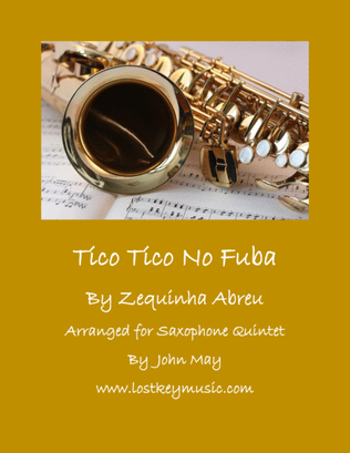 Book cover for Tico Tico No Fuba-Saxophone Quintet