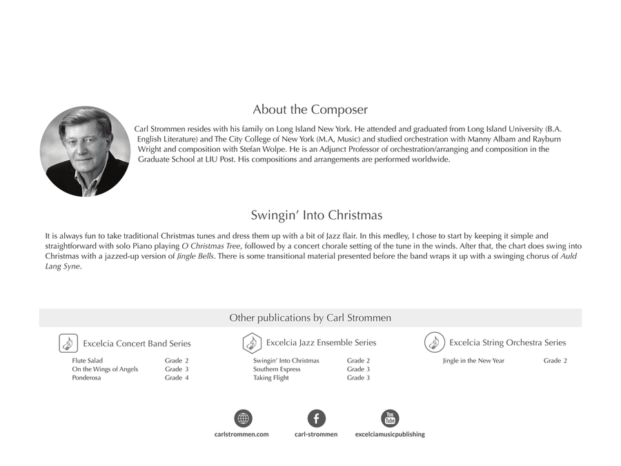 Swingin' Into Christmas Jazz Ensemble scores gallery preview page 3