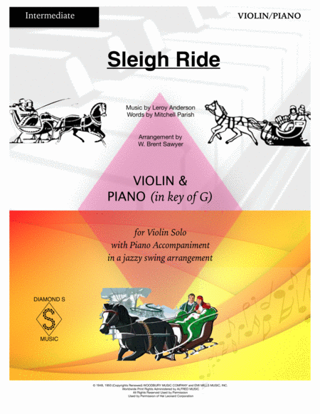 Sleigh Ride - Violin Solo with Piano image number null