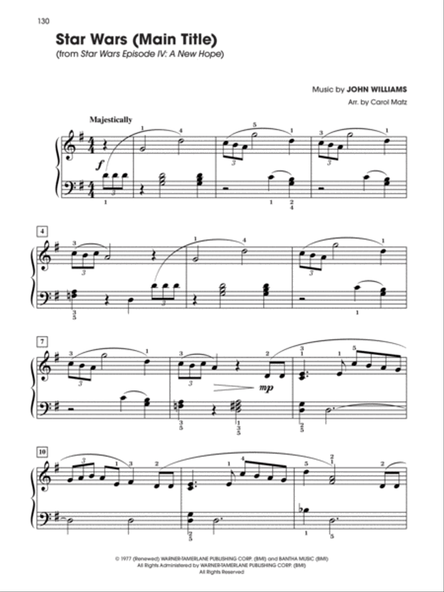 Pop & Movie Hits A to Z Easy Piano scores gallery preview page 13