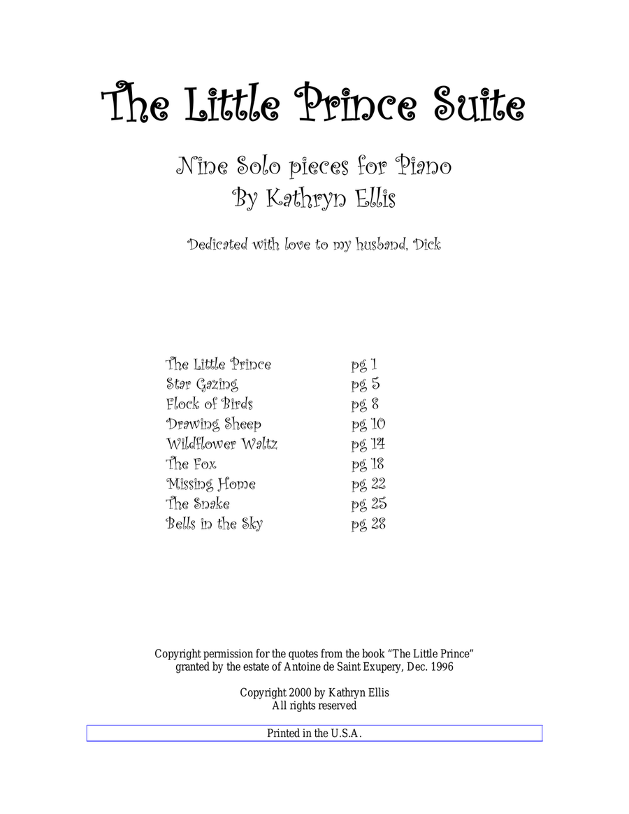 The Little Prince Suite