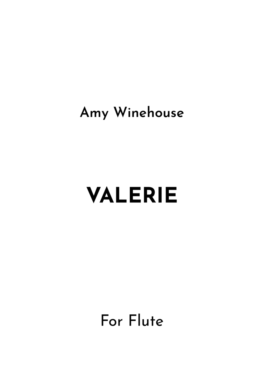 Valerie Valerie Flute Solo scores gallery preview page 1