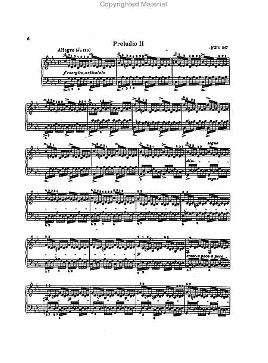 The Well-tempered Clavier Piano Solo scores gallery preview page 3