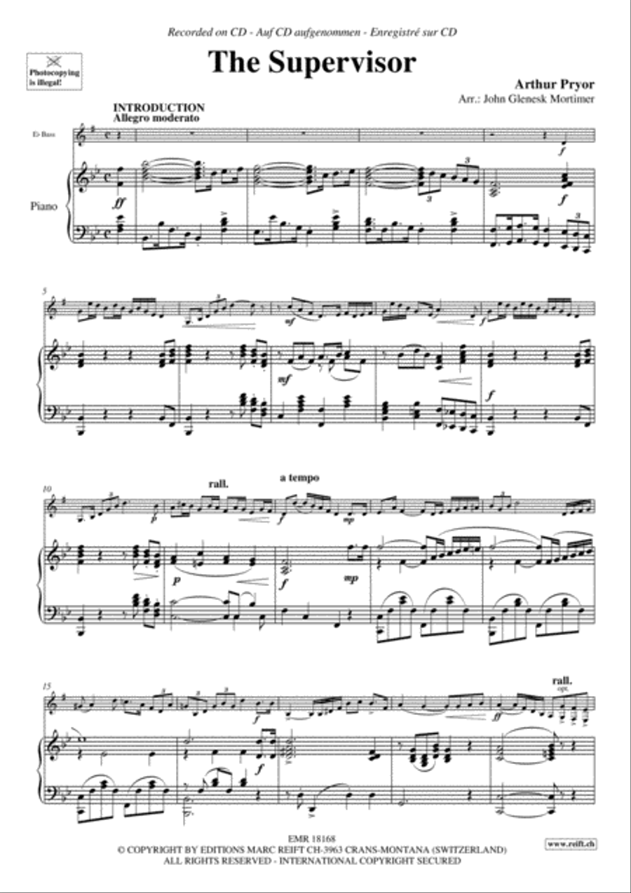 The Supervisor The Supervisor Voice Solo scores gallery preview page 3