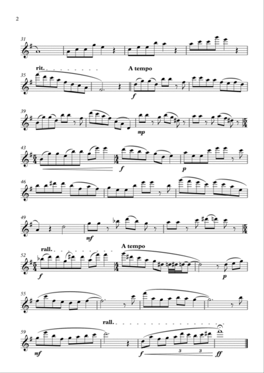 Modern flute shop solos