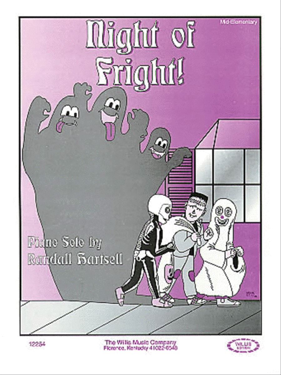 Night of Fright Easy Piano scores gallery preview page 1