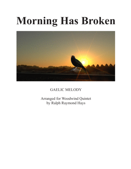 Morning Has Broken (for woodwind quintet) image number null