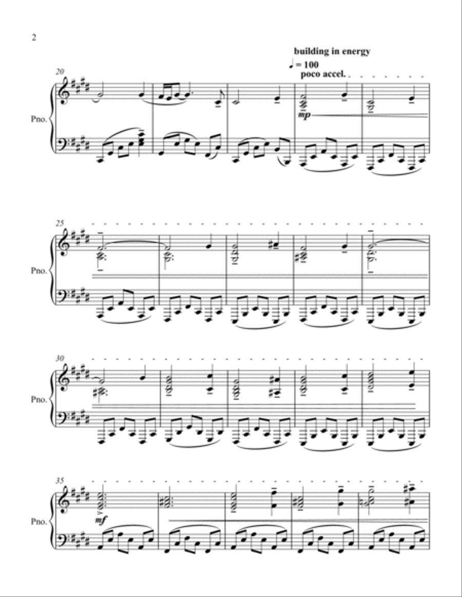 Snow in Spring Snow in Spring Piano Solo scores gallery preview page 2