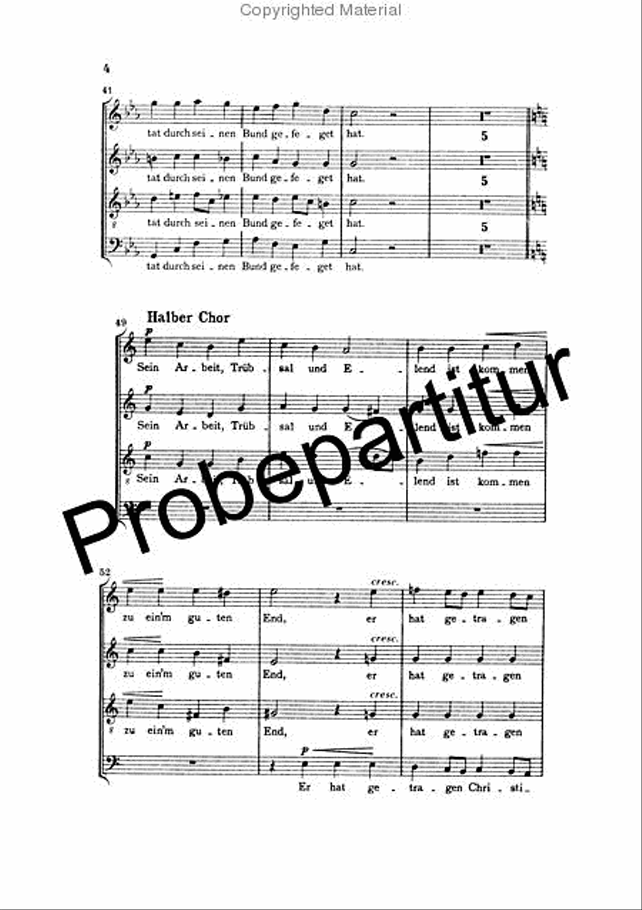 Begräbnisgesang Op. 13 Choir scores gallery preview page 5