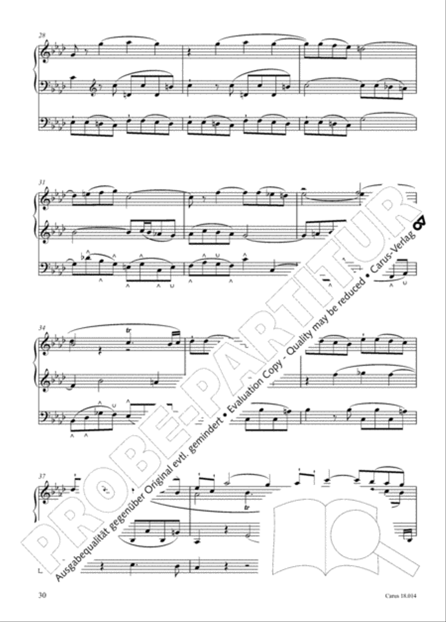 W. A. Mozart: Three organ works Organ scores gallery preview page 31