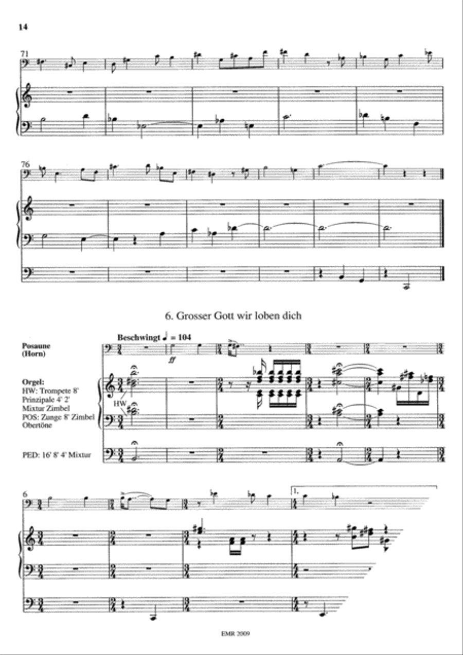 Sechs Choralbearbeitungen